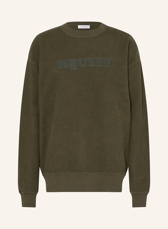 Alexander McQueen  Oversized-Sweatshirt gruen