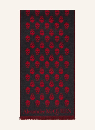 Alexander McQueen  Schal schwarz