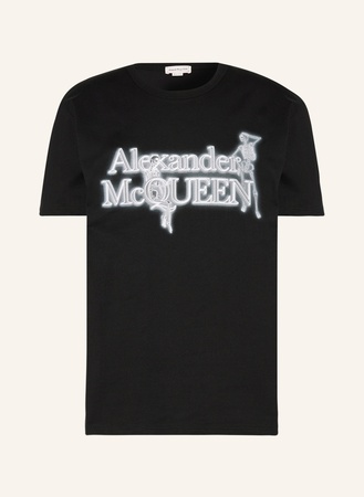 Alexander McQueen  T-Shirt schwarz beige