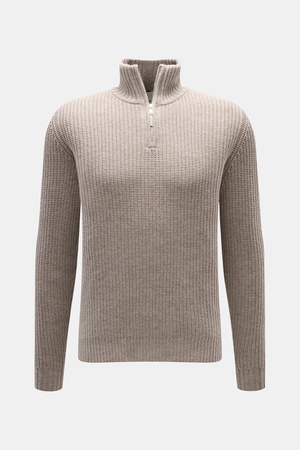 Allude - Herren - Troyer beige meliert
