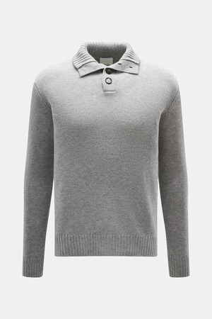 Allude - Herren - Troyer grau meliert