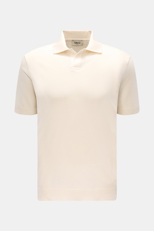 Altea  - Herren - Kurzarm-Strickpolo 'Pierre' creme