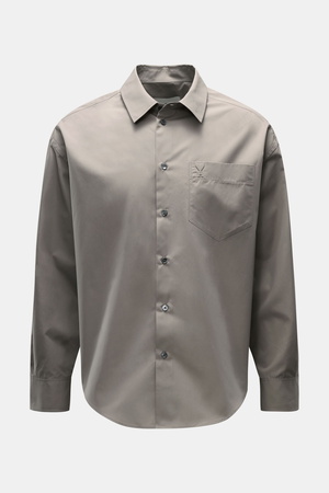 AMI  Paris - Herren - Casual Hemd Kent-Kragen taupe