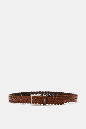 AMI  Paris - Herren - Flechtgürtel braun