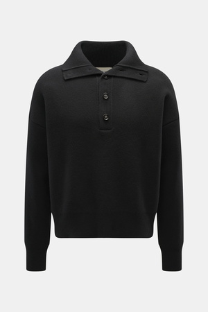 AMI  Paris - Herren - Merino Troyer schwarz