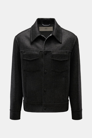 AMI  Paris - Herren - Overshirt anthrazit
