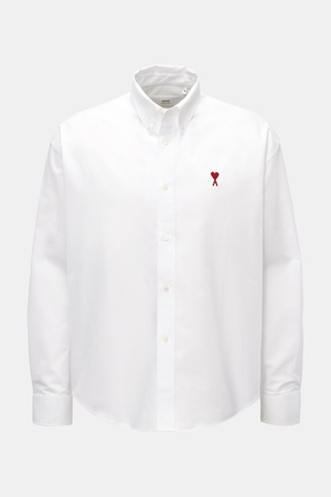 AMI  Paris - Herren - Oxford-Hemd Button-Down-Kragen weiß