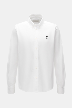 AMI  Paris - Herren - Oxford-Hemd Button-Down-Kragen weiß