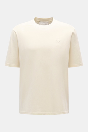 AMI  Paris - Herren - Rundhals-T-Shirt creme