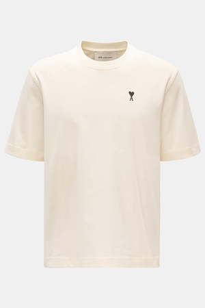 AMI  Paris - Herren - Rundhals-T-Shirt creme