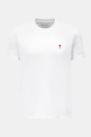 AMI  Paris - Herren - Rundhals-T-Shirt weiß