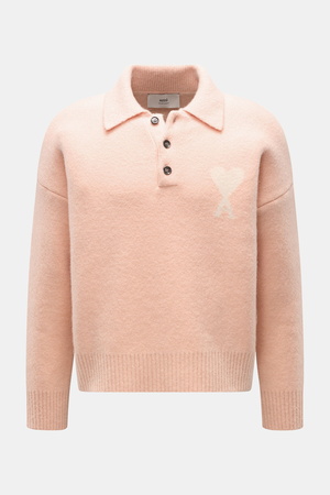 AMI  Paris - Herren - Strickpolo rosé
