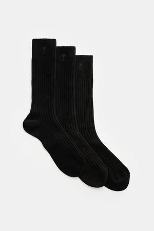 AMI  Paris - Herren - Strümpfe 3er-Set schwarz
