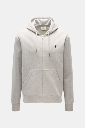 AMI  Paris - Herren - Sweatjacke hellgrau meliert