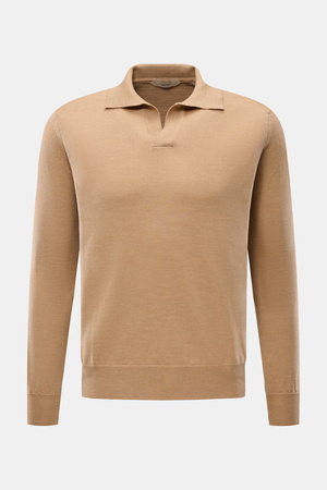 Aurélien  - Herren - Strickpolo 'Cashwool' sand