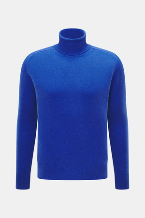 B.F. Knitwear  - Herren - Cashmere Rollkragenpullover blau