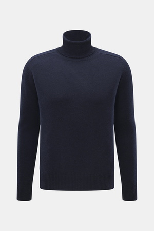 B.F. Knitwear  - Herren - Cashmere Rollkragenpullover navy