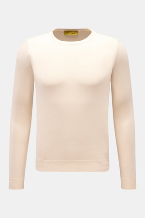 B.F. Knitwear  - Herren - Rundhalspullover creme