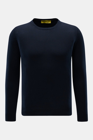 B.F. Knitwear  - Herren - Rundhalspullover dark navy