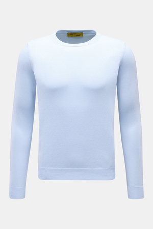 B.F. Knitwear  - Herren - Rundhalspullover hellblau