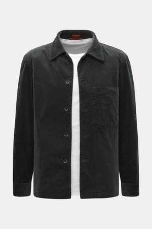 Barena  Venezia - Herren - Cord-Overshirt dunkelgrau