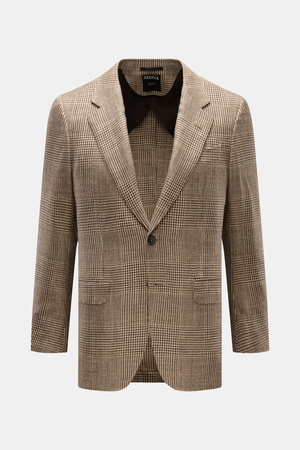 Ermenegildo Zegna Zegna - Herren - Sakko dunkelbraun/beige kariert