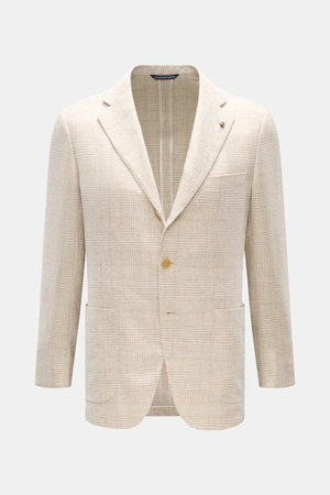 Belvest  - Herren - Sakko creme/beige kariert