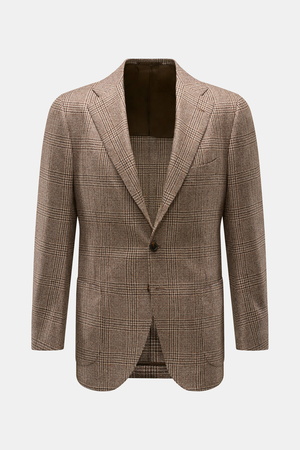 Cesare Attolini  - Herren - Cashmere Sakko braun/beige kariert