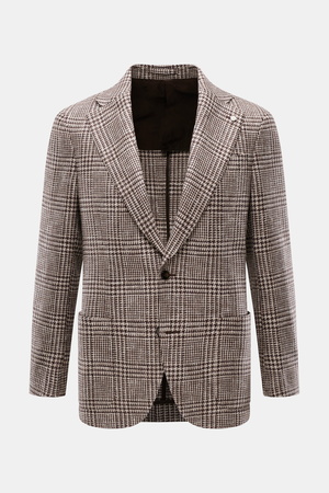 Luigi Bianchi  - Herren - Sakko dunkelbraun/beige kariert