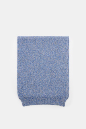 04651 / A trip in a bag - Herren - Schal 'Mouline Scarf' rauchblau/beige meliert