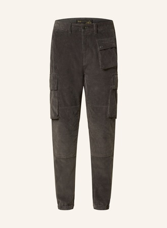 Belstaff  Cargohose Aus Cord grau