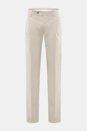 Berwich - Herren - Baumwollhose 'Retrolong' beige