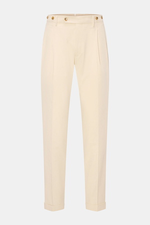 Berwich - Herren - Chino 'Barber' creme