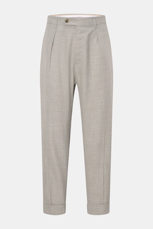 Berwich - Herren - Hose 'Chiaia' hellgrau meliert