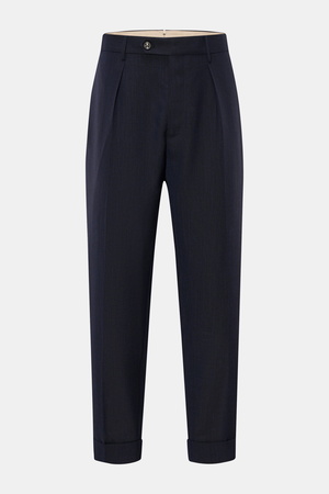 Berwich - Herren - Hose 'Chiaia' navy meliert