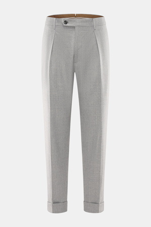 Berwich - Herren - Wollhose 'Chiaia' grau meliert