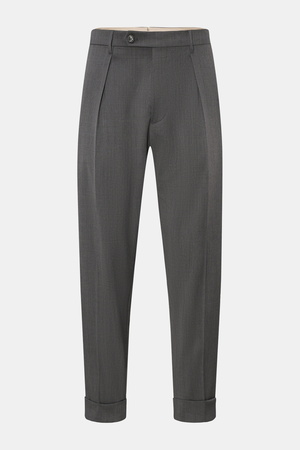 Berwich - Herren - Wollhose 'Chiaia' grau meliert