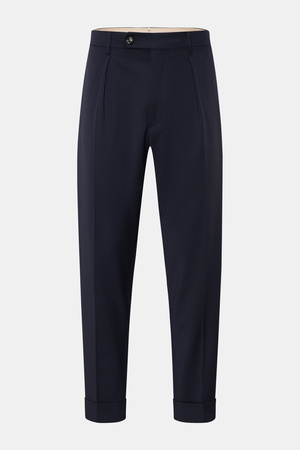 Berwich - Herren - Wollhose 'Chiaia' navy