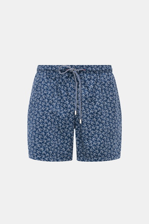 Zeybra Portofino 1962  - Herren - Badeshorts 'Tatarughe' navy/blau gemustert
