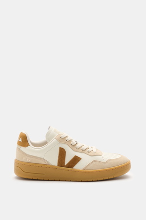 Veja - Herren - Sneaker 'V-90 O.T. Leather' offwhite/beige/braun