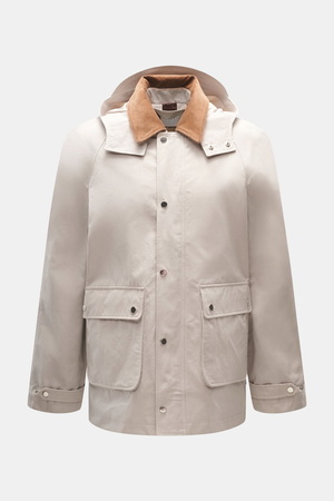 04651 / A trip in a bag - Herren - Wachsjacke 'Sailor' sand/braun