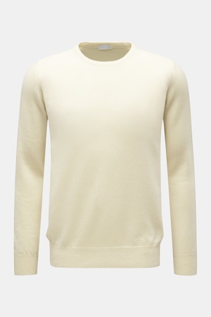 Braun  Hamburg Essentials - Herren - Cashmere Rundhalspullover hellgelb