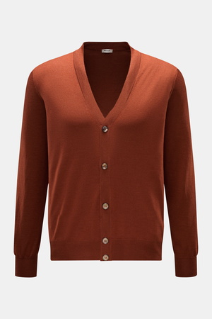 Braun Hamburg  - Herren - Cardigan rostbraun