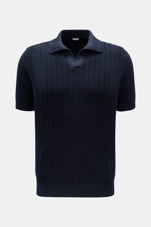 Braun Hamburg  - Herren - Kurzarm-Strickpolo navy