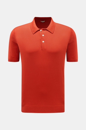 Braun Hamburg  - Herren - Kurzarm-Strickpolo orange
