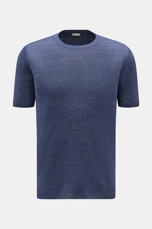 Braun Hamburg  - Herren - Leinen Kurzarmpullover graublau