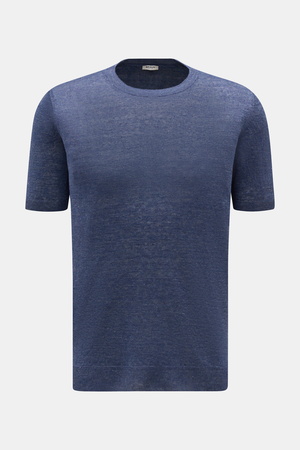 Braun Hamburg  - Herren - Leinen Kurzarmpullover graublau