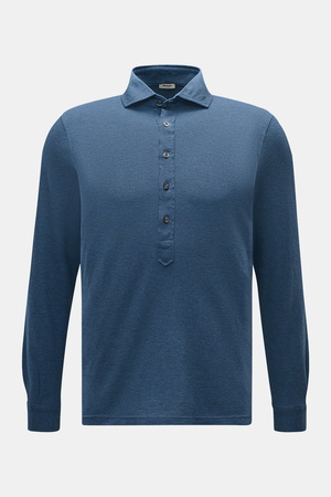 Braun Hamburg  - Herren - Longsleeve-Poloshirt graublau