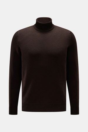 Braun Hamburg  - Herren - Rollkragenpullover dunkelbraun