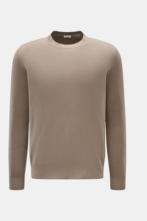 Braun Hamburg  - Herren - Rundhalspullover taupe